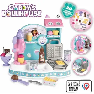Smoby - Ijssalon -Gabby´s Dollhouse - Poppenhuis - Roze - Vanaf 3 jaar. pas cher