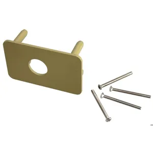 Contreplaque pour verrou CYCLOP diamètre 23mm bronze   VACHETTE - 704VVendu parrakuten