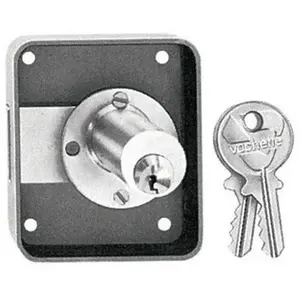 Serrure en applique - VACHETTE - V135 60x35 DT C20X28P - Cylindre 4 goupilles - Ø20 mm - Coffre 70 mm