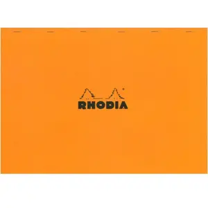 RHODIA BLOC N38 Q5 ORANGE 80F pas cher