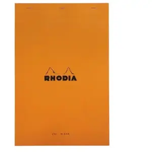 Rhodia - Bloc De Bureau Rhodia 210x318 80g Micro-perforee Uni Blanc pas cher