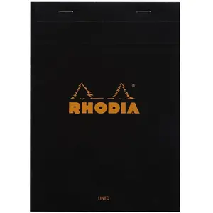 RHODIA BLOC N16 LM NOIR 80F pas cher