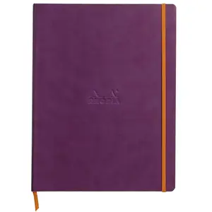 RHODIA notitieboek RHODIARAMA A4+ gelinieerd paars pas cher