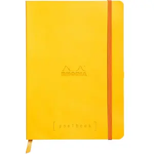 Rhodia Carnet d'organisation "Goalbook" - A5 - 240 pages - Dot - Jonquille pas cher