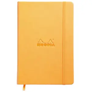 Carnet Rhodia WebNotebook A5 Dot 192 Pages Orange pas cher