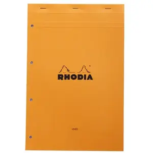 RHODIA BLOC N20P LM ORANGE PERFO 80F pas cher
