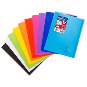Clairefontaine CLAIRFTN CAH KOVERBOOK 24X32 96P Q5 ASS pas cher