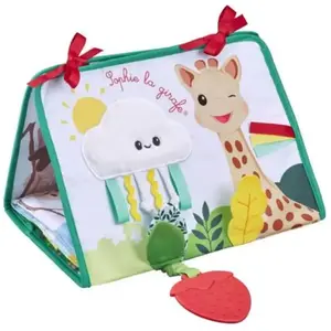 Comparateur de prix : Jeu d'éveil Sophie La Girafe Livre chevalet à déplier