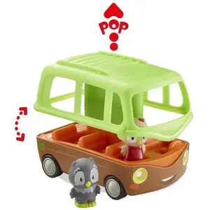 Vulli KLOROFIL Le bus aventure + 2 grands personnages inclus pas cher