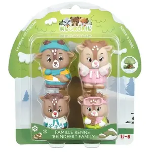 Sophie la Girafe Lot de 4 personnages "Gla Gla" pas cher