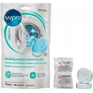 MPM AFR301 - 3 tablettes nettoyantes antiodeurs lave linge WPRO - 484000001180