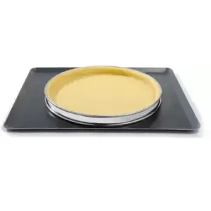 Comparateur de prix : Cercle à tarte bord roulé 28 cm en inox - De Buyer - Argent - Inox