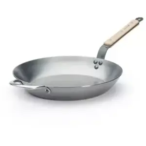 Poêle - DE BUYER - B-Bois - 32 cm - Acier doux - Antiadhésif amélioré pas cher