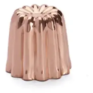 Moule cannelé avec des bord en cuivre - De Buyer pas cher