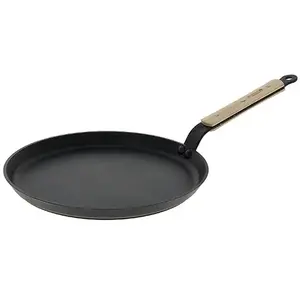 de Buyer Choc B Bois Crêpière à induction 30cm, Poêle + casserole, Noi... pas cher