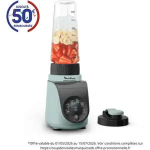 Moulinex Mini blender 6 programmes - 800 W - LM1E04F0 MOULINEX pas cher
