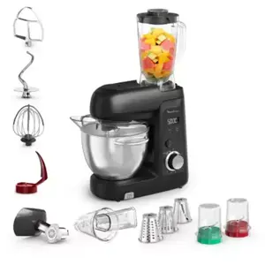 Robot de cuisine Moulinex Baker Partner Pro QA5458F1 1100 W Noir pas cher