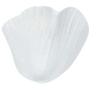 100 Pétales avec feuilles en tissu 5 x 46 cm - Blanc - Décoration de mariage pas cher