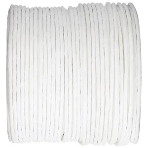 SANTEX bobine cordon laitonné blanc 20m pas cher