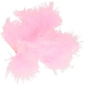 Santex Hobby knutsel veren - 20x - roze - 7 cm - sierveren - decoratie pas cher