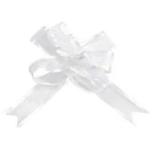 SANTEX 5 Mini Noeuds Automatiques- Largeur: 16 mm Blanc pas cher