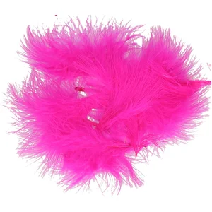 Santex Hobby knutsel veren - 20x - fuchsia roze - 7 cm - sierveren - decoratie pas cher