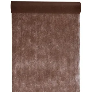 CHEMIN de table en tissu intissé,  Chocolat pas cher