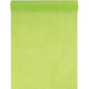 SANTEX Chemin de Table Tissu Intissé Vert de 10 mx30 cm pas cher