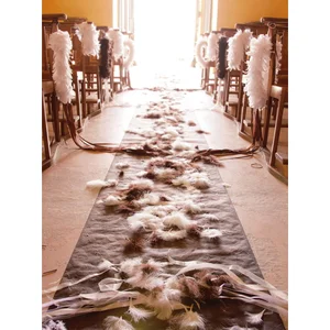 SANTEX Chemin de Table Tissu Intissé Noir de 10 mx30 cm pas cher