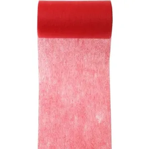 SANTEX Ruban intissé uni Rouge 10 cm x 10 m pas cher
