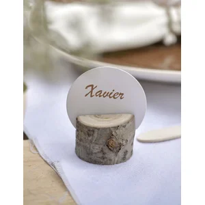 SANTEX 10 Marque Place Rond 4.7 cm Blanc pas cher