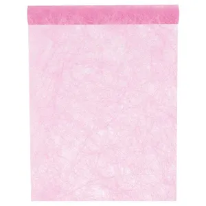 Santex Chemin de table Fanon tissu non tissé polyester 30 cm x 5 m - ROSEVendu parfnac-be