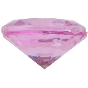 Merkloos / Sans marque Santex Hobby/decoratie nep diamantjes/steentjes - 50x - fuchsia roze - klein - D1,2 x H0,7 cm pas cher