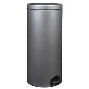 Rossignol Poubelle Elora 30l gris métalVendu parrakuten