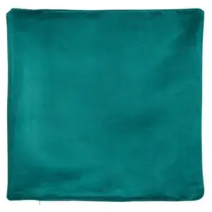 HOME MAISON Housse de Coussin  - Effet Satiné Vert emeraude 45x45 cm pas cher