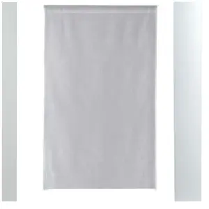 Linder Vitrage à la Paire, Polyester, Blanc, 60x200 cm pas cher