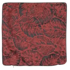 Housse de coussin esprit jungle tropicale - HOME MAISON - Carré - 40 x 40 cm - Orange pas cher