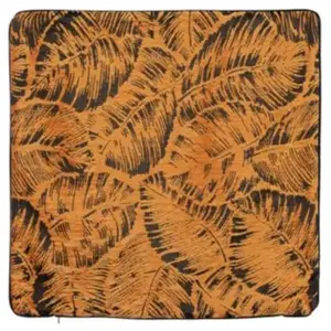 Housse de coussin jungle tropicale - HOME MAISON - Carré - 40 x 40 cm - Marron pas cher