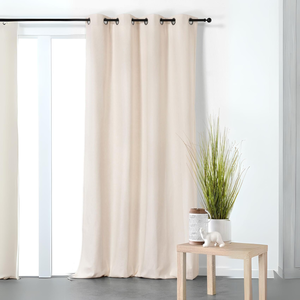 LINDER Rideau tamisant et naturel en 100% lin - Ecru - 145 x 260 cmVendu parrakuten