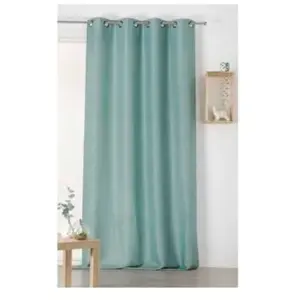 Linder Rideau, 43Pourcentviscose 36Pourcentpolyester 21Pourcentlin, Vert, 135x240Vendu parrakuten