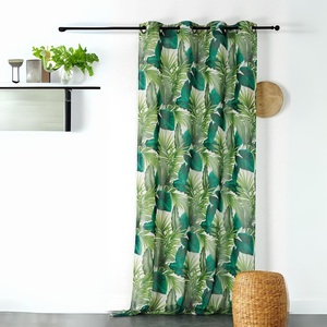 Linder Voilage Tamisant Pecan Polyester Vert 150x240 Cm pas cher