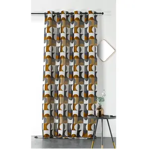 LINDER Rideau d'ameublement Astral Jaune 135 x 255 cmVendu parrakuten