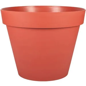 Pot De Fleurs Rond Toscane Ø 60 X H.47 Cm - Orange Terre Battue - Eda