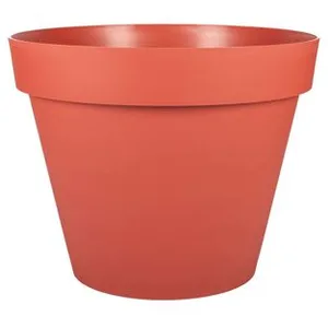Pot De Fleur Rond Toscane Xxl Ø 100 X H.79,5 Cm - Orange Terre Battue ... pas cher