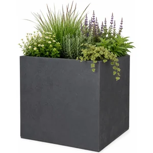 EDA Pot Carr? Basalt Anthracite 49.5 X 49.5 X 49.5 Cm pas cher