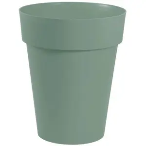 Pot de fleurs vase - EDA PLASTIQUE - Toscane mi-haut - Vert laurier - 44x53cm - 50L