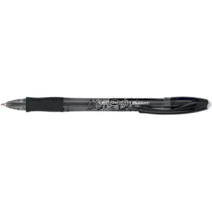 GELSCHRIJVER BIC GELOCITY ILLUSION 0.3MM ZWART pas cher