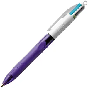 BIC STY BIL 4 COULEUR GRIP FASHION pas cher