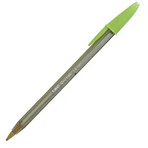 Stylo à bille Bic Cristal Fun Vert pas cher