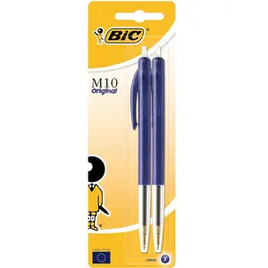 Stylo Bille Bic M10/2 Blister Bleu pas cher